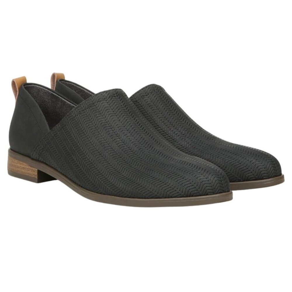 Dr. Scholls Womens Be Energized Ruler Black Loafers Slip-On Comfort Shoes 8M